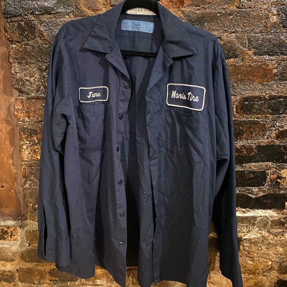 Mavis Tire vintage Work shirt